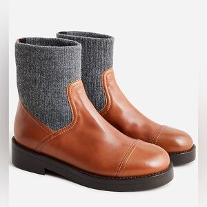 J. Crew Rib-cuff boots in Italian leather 8